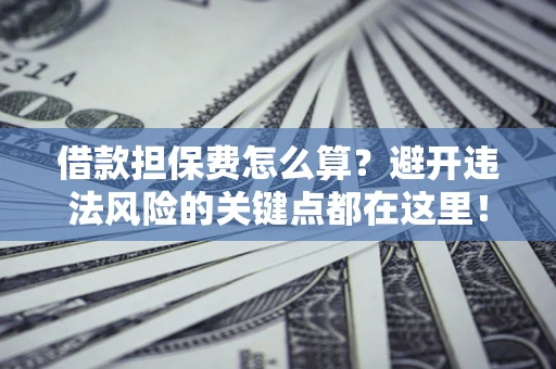 武汉借款担保费怎么算？避开违法风险的关键点都在这里！