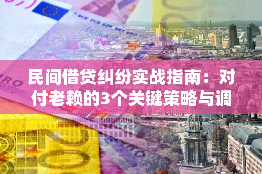 武汉民间借贷纠纷实战指南：对付老赖的3个关键策略与调解盲区解析