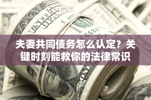 武汉夫妻共同债务怎么认定？关键时刻能救你的法律常识