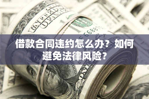 武汉借款合同违约怎么办？如何避免法律风险？