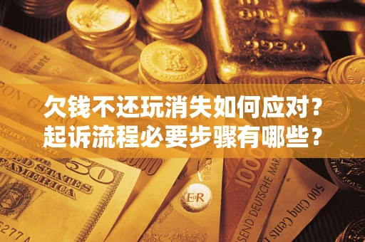 武汉欠钱不还玩消失如何应对？起诉流程必要步骤有哪些？