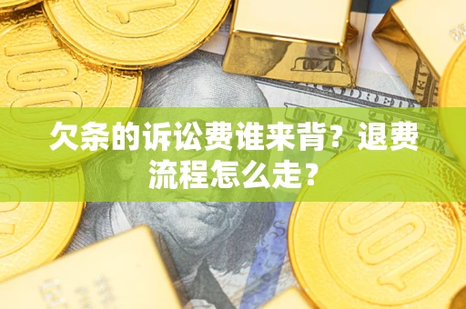 武汉欠条的诉讼费谁来背？退费流程怎么走？